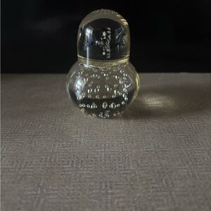 Clear Glass Bird Bubble Paperweight